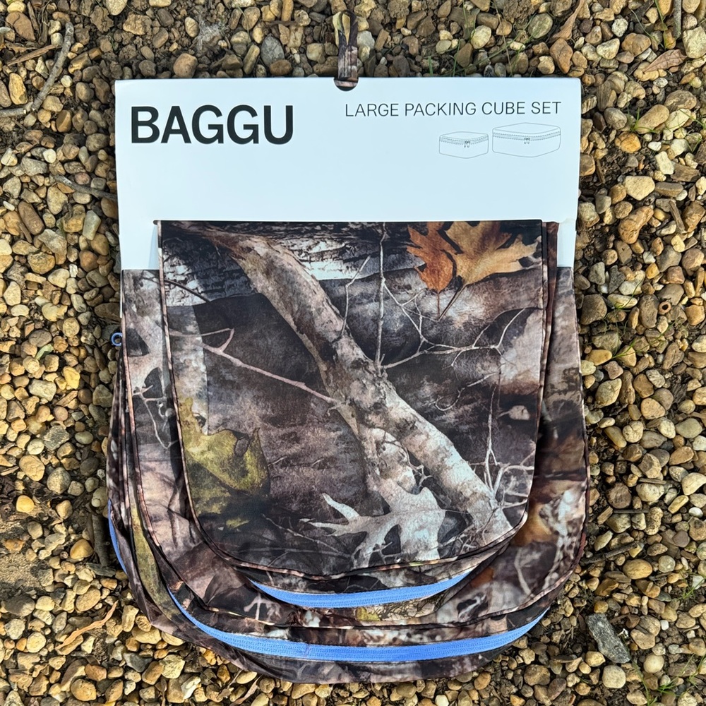 NWT BAGGU Large Packing Cube Set | Photo Forest